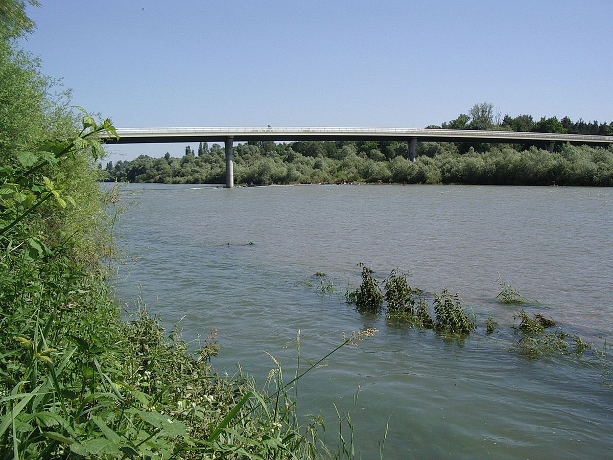Pont sur le Rhin Fessenheim (F) et Hartheim (D)
