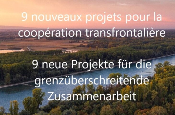 9 nouveaux projets Interreg Rhin Supérieur