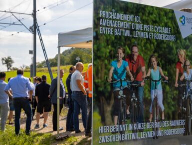 Bientôt une nouvelle piste cyclable transfrontalière pour relier Leymen (F) à Rodersdorf (CH)
