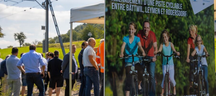 Bientôt une nouvelle piste cyclable transfrontalière pour relier Leymen (F) à Rodersdorf (CH)